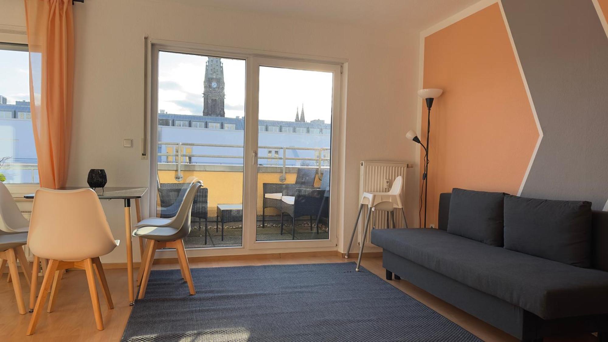 Zentrum - Blick Ueber Die Daecher Von Leipzig Exterior foto